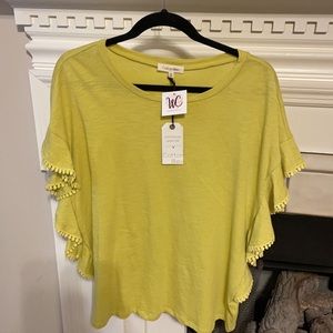 Boutique Cotton Bleu brand New Dressy Casual Top M